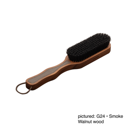 Poise Leather and Wood Clothes Care Set with Tray