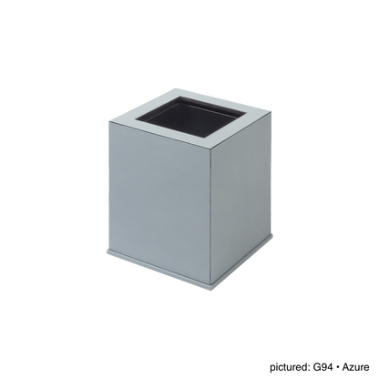 Giobagnara Firenze | Double Wall Bin: Leather with removable inner container and smooth finish, with non-slip waterproof rubber base | Office + Tech / Bins | 2Jour Concierge, your luxury lifestyle shop | luxury interiors, hospitality décor, elegant living, designer home accessories, boutique hotels, refined lifestyle, yacht décor, office décor, executive interiors
