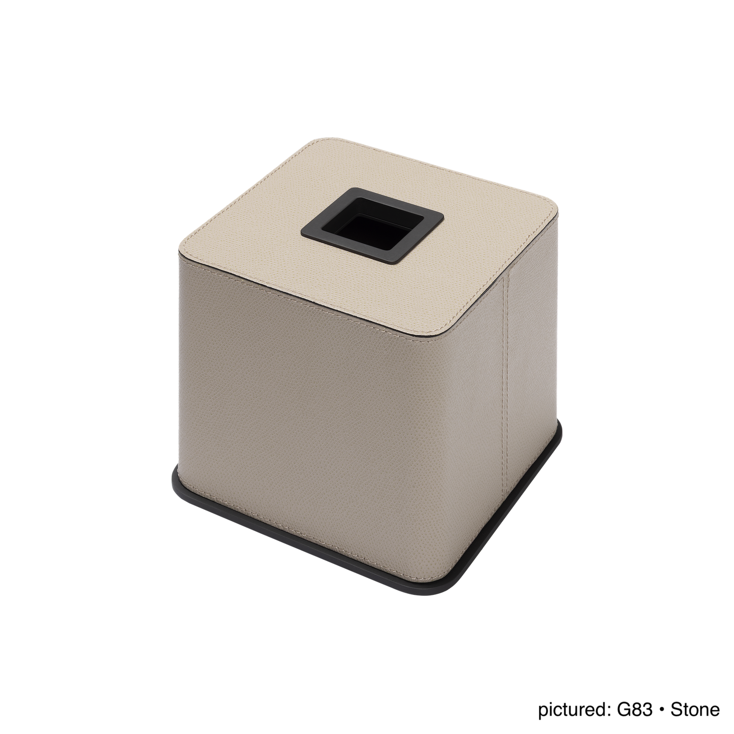 Giobagnara Polo | Tissue Holder: Leather with metal base and smooth finish, with non-slip waterproof rubber base | Bathroom / Tissue Holders | 2Jour Concierge, your luxury lifestyle shop | luxury interiors, hospitality décor, elegant living, designer home accessories, boutique hotels, refined lifestyle, yacht décor, office décor, executive interiors
