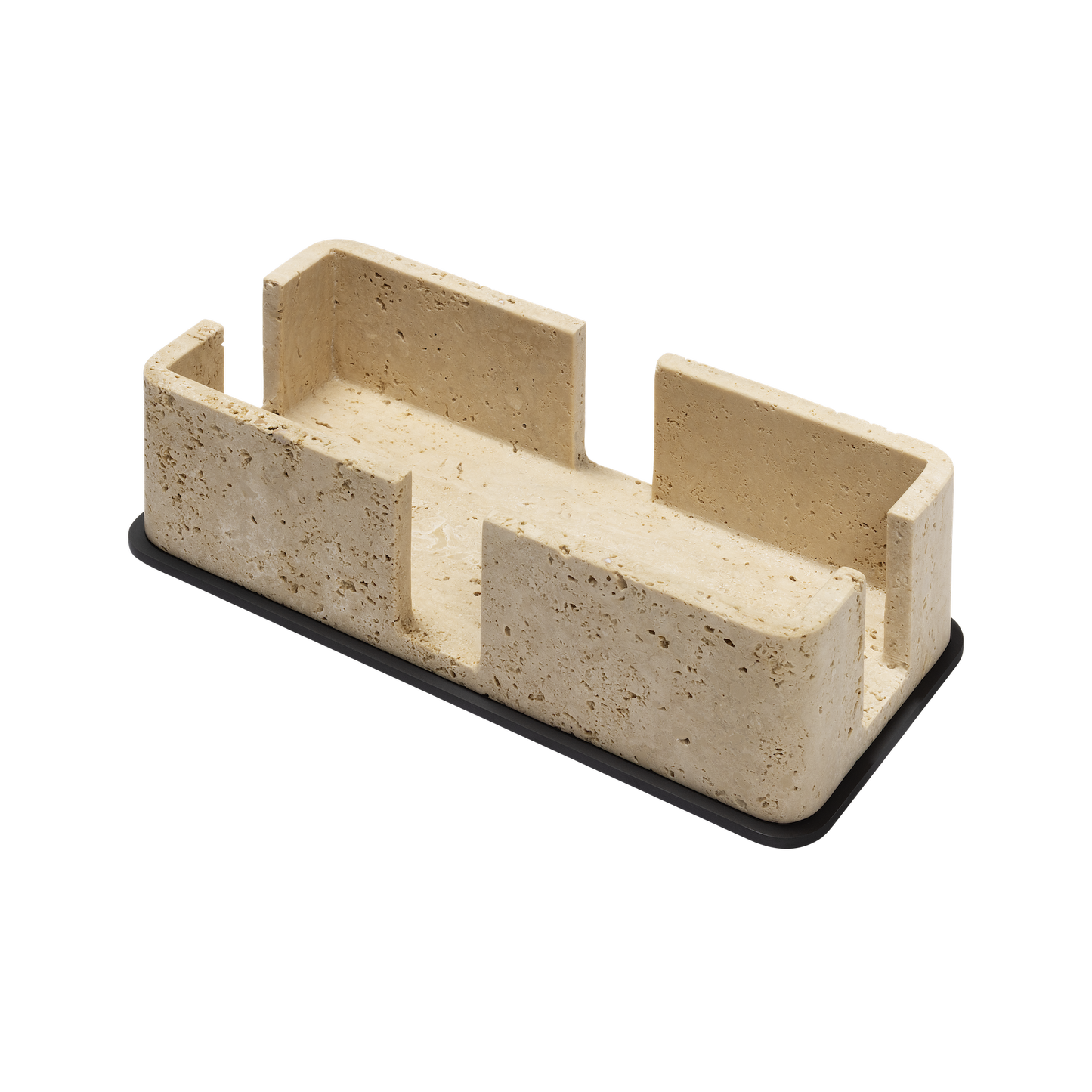Giobagnara Polo | Paper Towel Holder: Marble with metal base and smooth finish, with non-slip waterproof rubber base | Bathroom / Tissue Holders | 2Jour Concierge, your luxury lifestyle shop | luxury interiors, hospitality décor, elegant living, designer home accessories, boutique hotels, refined lifestyle, yacht décor, office décor, executive interiors