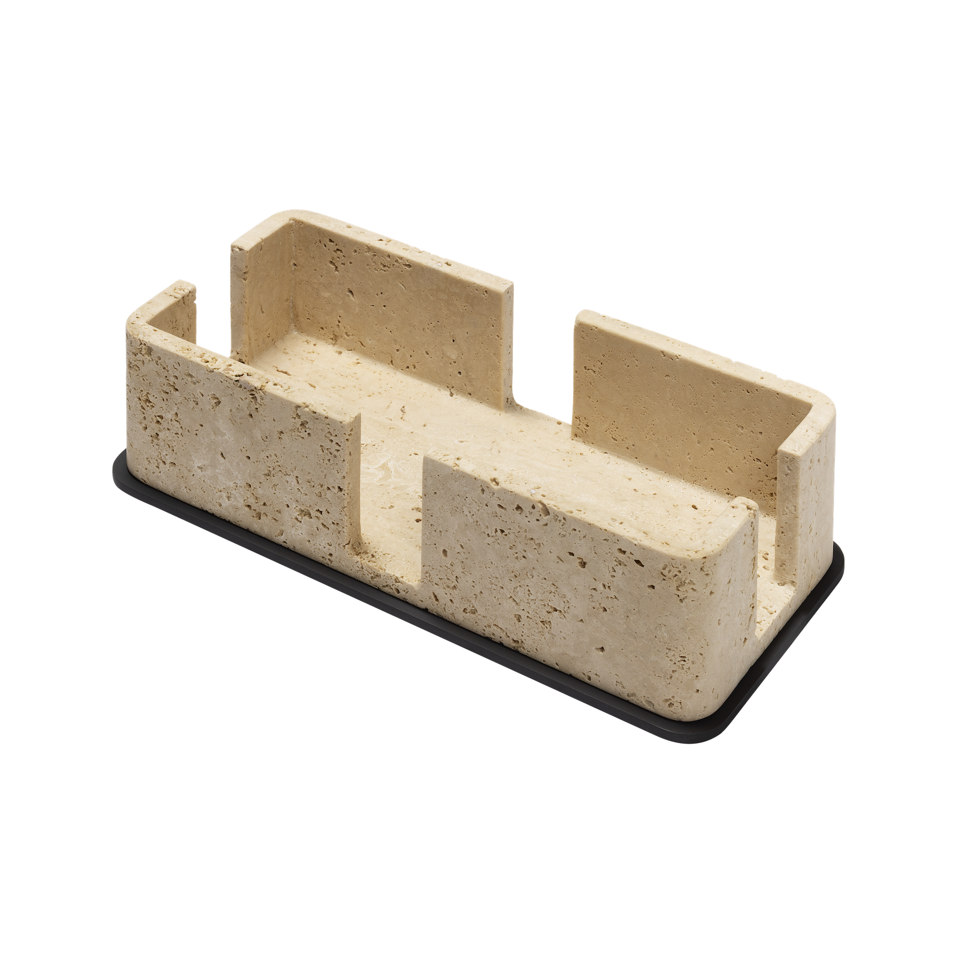 Giobagnara Polo | Paper Towel Holder: Marble with metal base and smooth finish, with non-slip waterproof rubber base | Bathroom / Tissue Holders | 2Jour Concierge, your luxury lifestyle shop | luxury interiors, hospitality décor, elegant living, designer home accessories, boutique hotels, refined lifestyle, yacht décor, office décor, executive interiors
