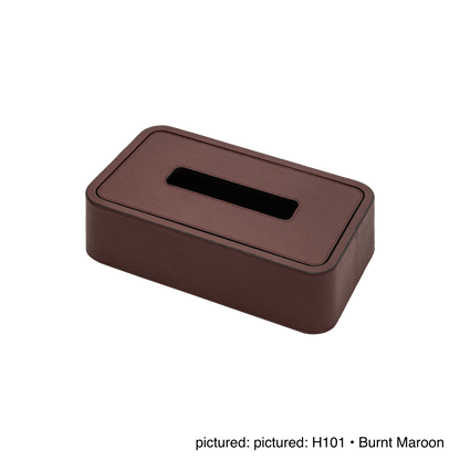 Giobagnara | Polo Magnetic Tissue Holder: Leather-covered tissue box with magnetic closure | Bathroom / Tissue Holders | 2Jour Concierge, your luxury lifestyle shop | premium bathroom accessories for refined interiors and hospitality environments