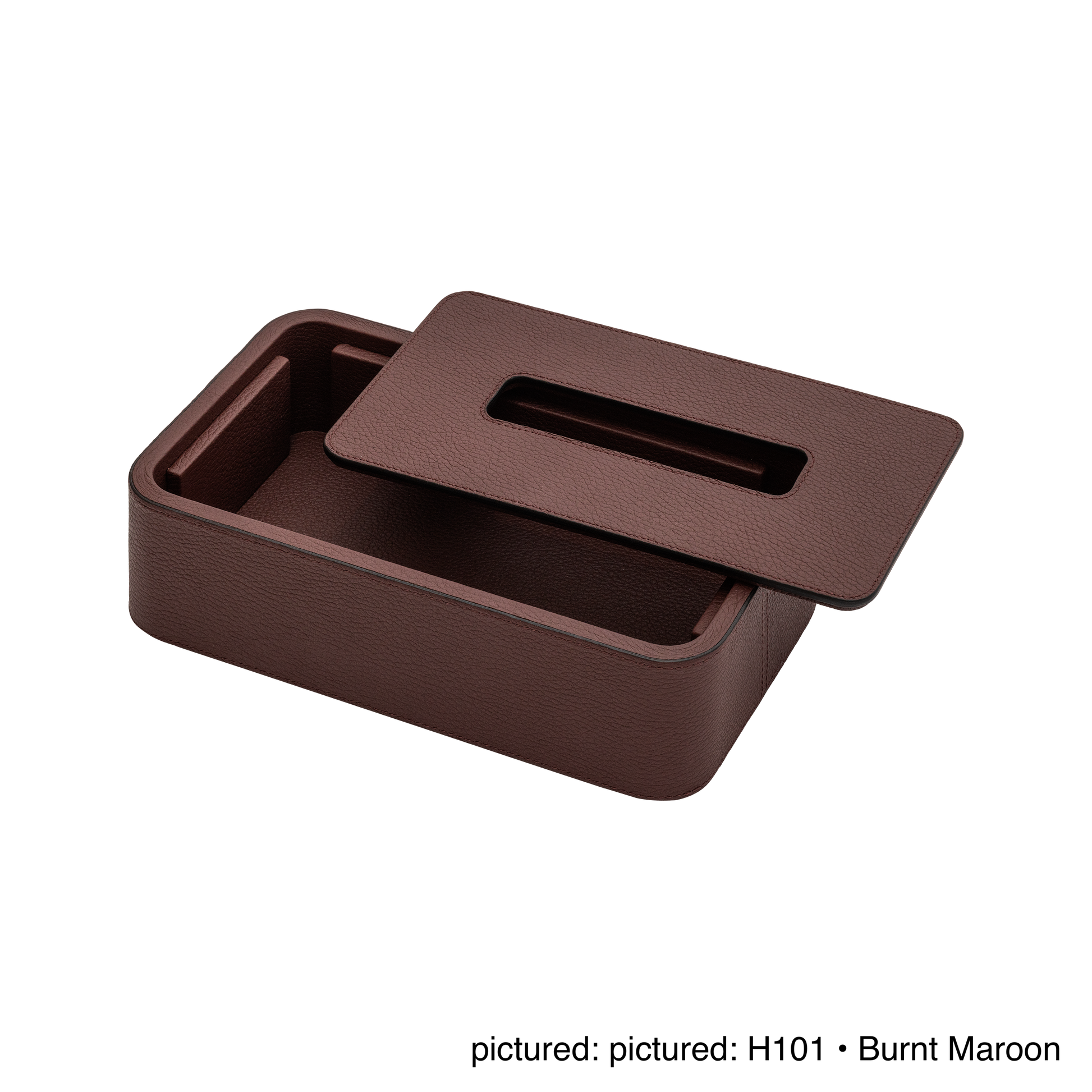 Giobagnara | Polo Magnetic Tissue Holder: Leather-covered tissue box with magnetic closure | Bathroom / Tissue Holders | 2Jour Concierge, your luxury lifestyle shop | premium bathroom accessories for refined interiors and hospitality environments