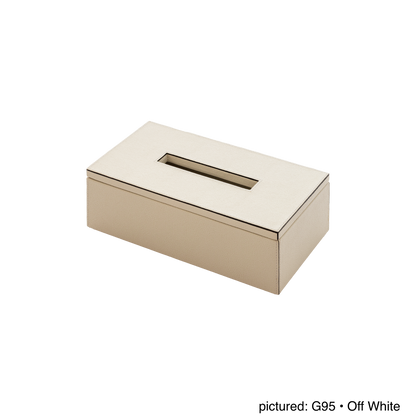 Giobagnara | Bac Magnetic Tissue Holder: Structured leather tissue box with magnetic closure | Bathroom / Tissue Holders | 2Jour Concierge, your luxury lifestyle shop | premium bathroom accessories for contemporary interiors and hospitality spaces