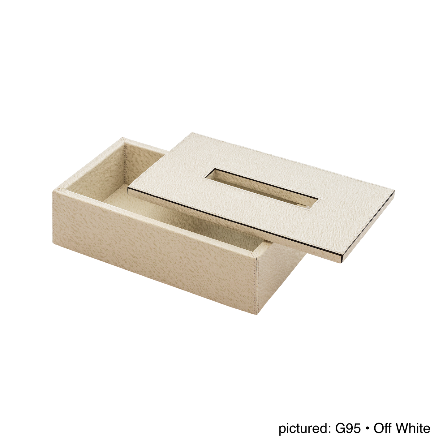 Giobagnara | Bac Magnetic Tissue Holder: Structured leather tissue box with magnetic closure | Bathroom / Tissue Holders | 2Jour Concierge, your luxury lifestyle shop | premium bathroom accessories for contemporary interiors and hospitality spaces