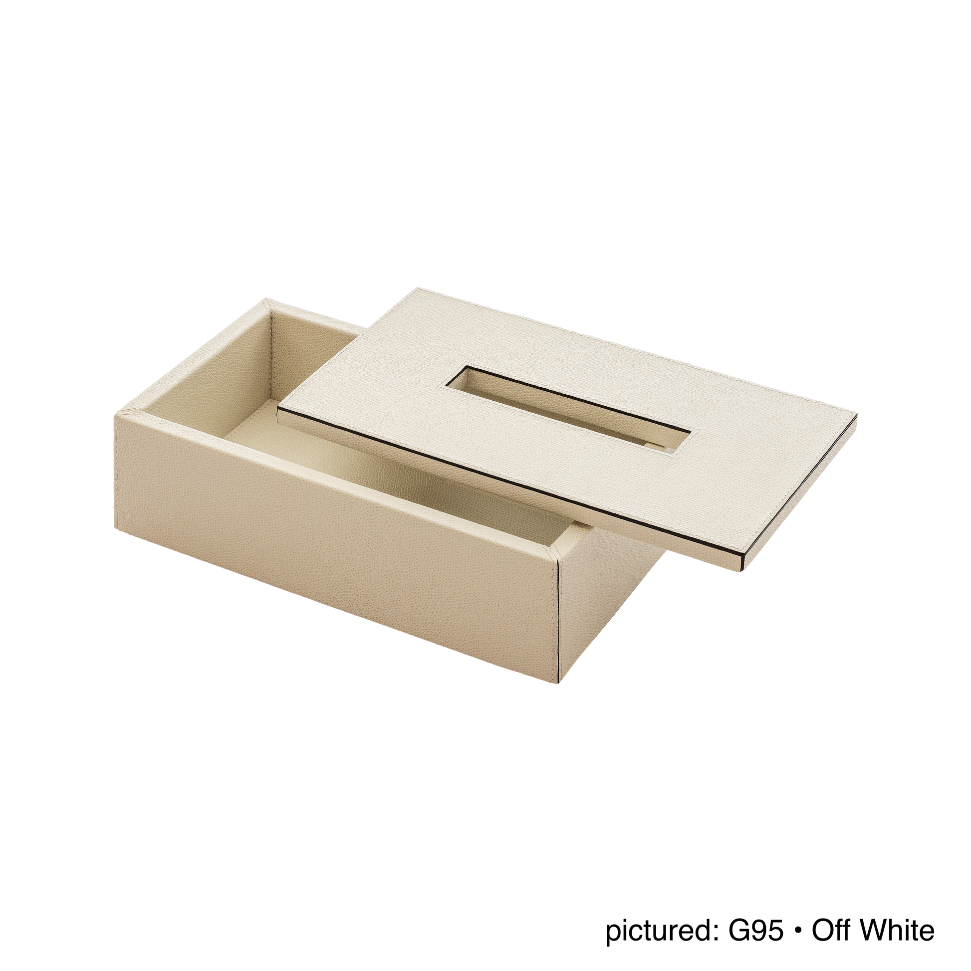 Giobagnara | Bac Magnetic Tissue Holder: Structured leather tissue box with magnetic closure | Bathroom / Tissue Holders | 2Jour Concierge, your luxury lifestyle shop | premium bathroom accessories for contemporary interiors and hospitality spaces