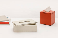 Bac Leather-Covered Magnetic Tissue Holder