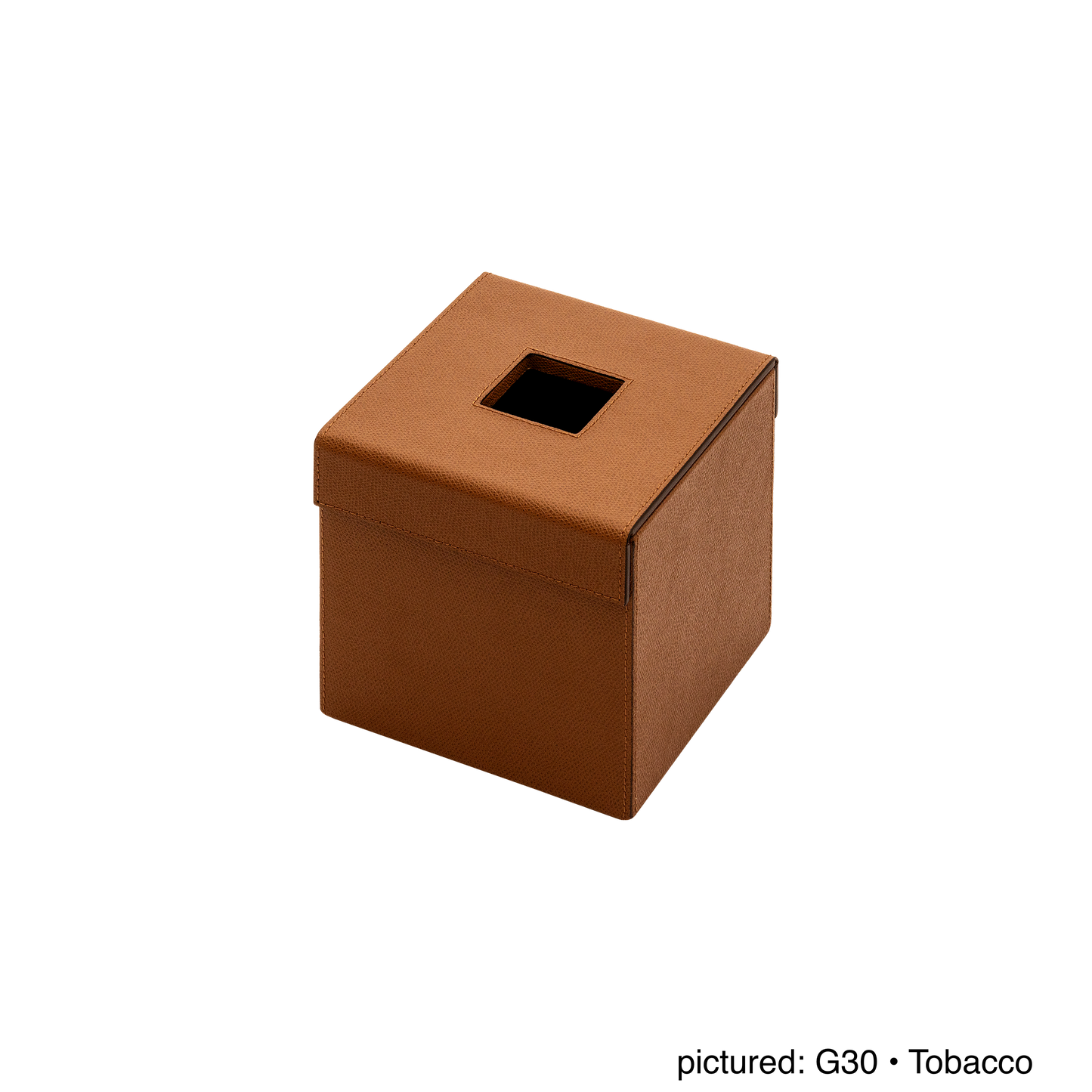 Giobagnara | Parma Magnetic Tissue Holder: Leather tissue box with hinged magnetic lid | Bathroom / Tissue Holders | 2Jour Concierge, your luxury lifestyle shop | premium bathroom accessories for refined interiors and hospitality use