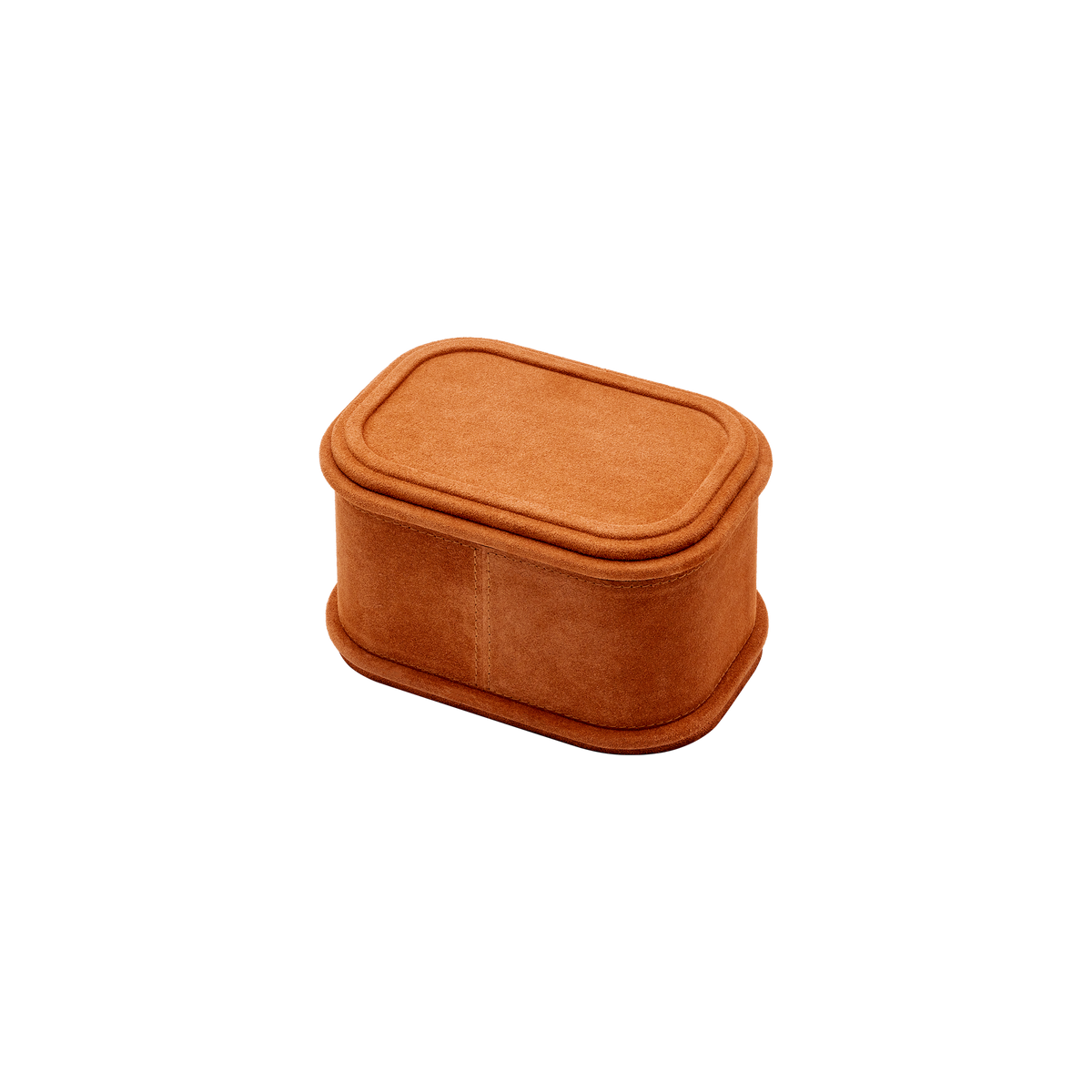 Giobagnara | Rolli Trinket Box: Leather-covered box with layered architectural profiles, monochrome and bicolor, in square, rectangular, long rectangular, and round forms | Decor | 2Jour Concierge, your luxury lifestyle shop | luxury trinket box, Giobagnara Rolli, architectural leather box, Italian designer box

