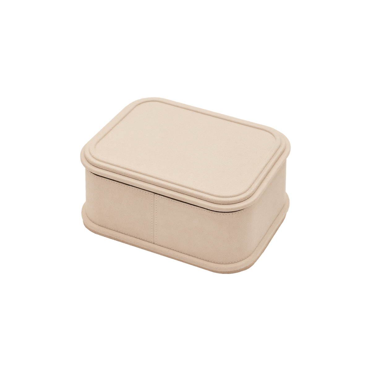 Giobagnara | Rolli Trinket Box: Leather-covered box with layered architectural profiles, monochrome and bicolor, in square, rectangular, long rectangular, and round forms | Decor | 2Jour Concierge, your luxury lifestyle shop | luxury trinket box, Giobagnara Rolli, architectural leather box, Italian designer box
