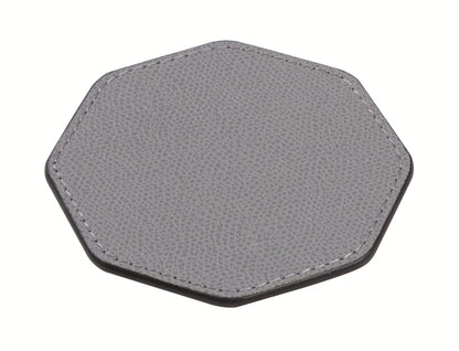 Giobagnara Tao Coaster | All-leather structure | Semi-flexible and waterproof | Available in square, round, square rounded, and octagonal shapes | Stylish and durable | Home Decor and Serveware | 2Jour Concierge, your luxury lifestyle shop