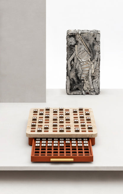 Delos Marble & Leather Sudoku Game Set