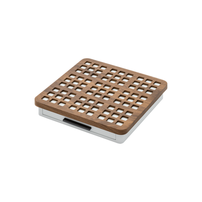 Giobagnara | Delos Sudoku Game Set Wood: Walnut or wengé board with 81 wood playing pieces and digital-printed leather inserts | Game Room | 2Jour Concierge, your luxury lifestyle shop | luxury sudoku wood, Giobagnara Delos, walnut sudoku board, Italian designer puzzle