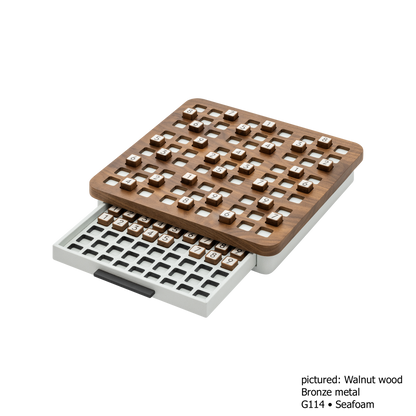 Giobagnara | Delos Sudoku Game Set Wood: Walnut or wengé board with 81 wood playing pieces and digital-printed leather inserts | Game Room | 2Jour Concierge, your luxury lifestyle shop | luxury sudoku wood, Giobagnara Delos, walnut sudoku board, Italian designer puzzle