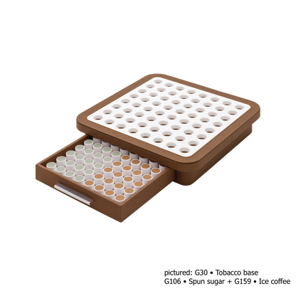 Giobagnara | Delos Othello Game Set Corian®: Corian® leather-covered board with Corian® playing pieces and leather inserts | Game Room | 2Jour Concierge, your luxury lifestyle shop | luxury othello Corian, Giobagnara Delos, Corian game board, Italian designer game