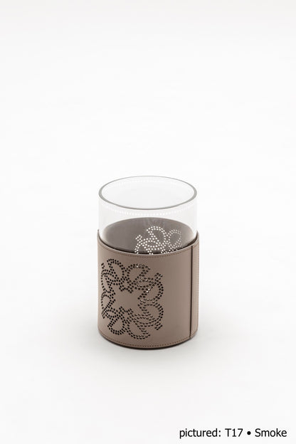 x Elie Saab Ecusson Regenerated Leather Hurricane With Transparent Borosilicate Glass