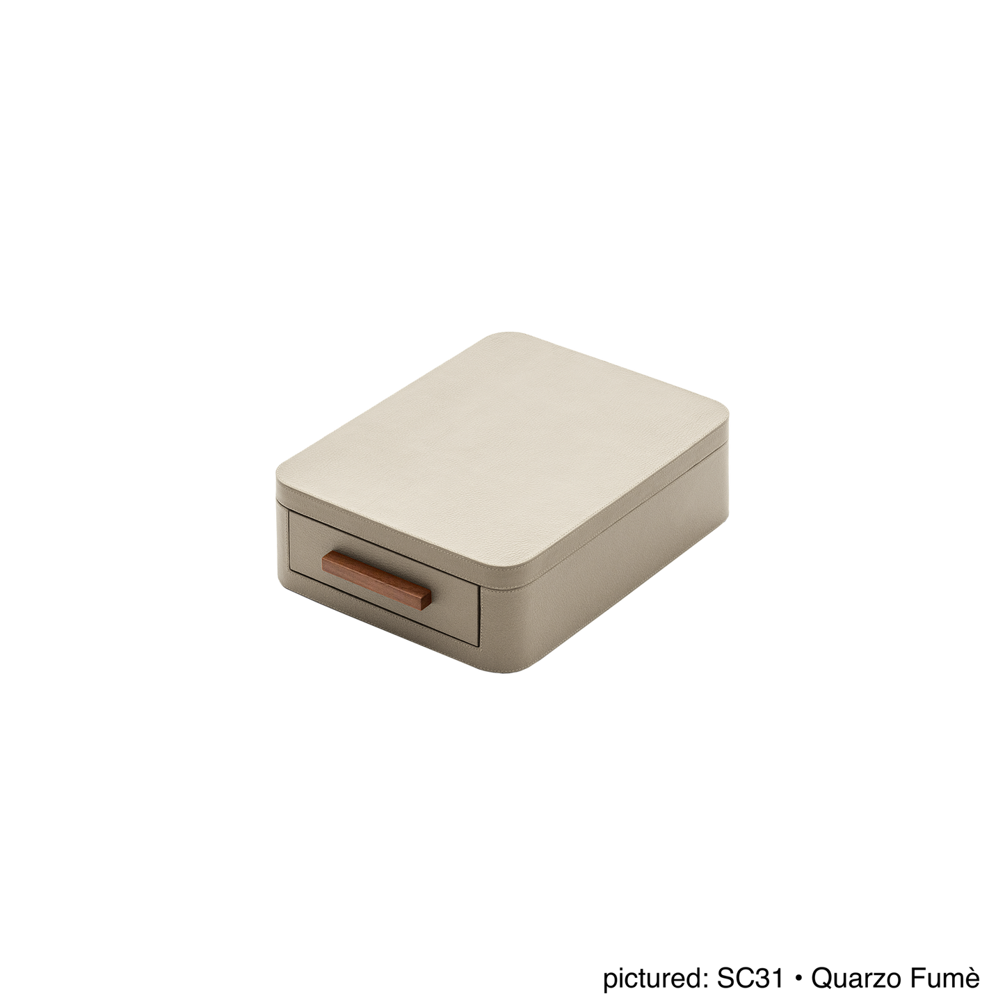 Giobagnara | Jewellery Box Pelle Frau®: Leather-covered box with mirror and compartmentalized drawers | Jewelry Storage | 2Jour Concierge | luxury jewellery organisers