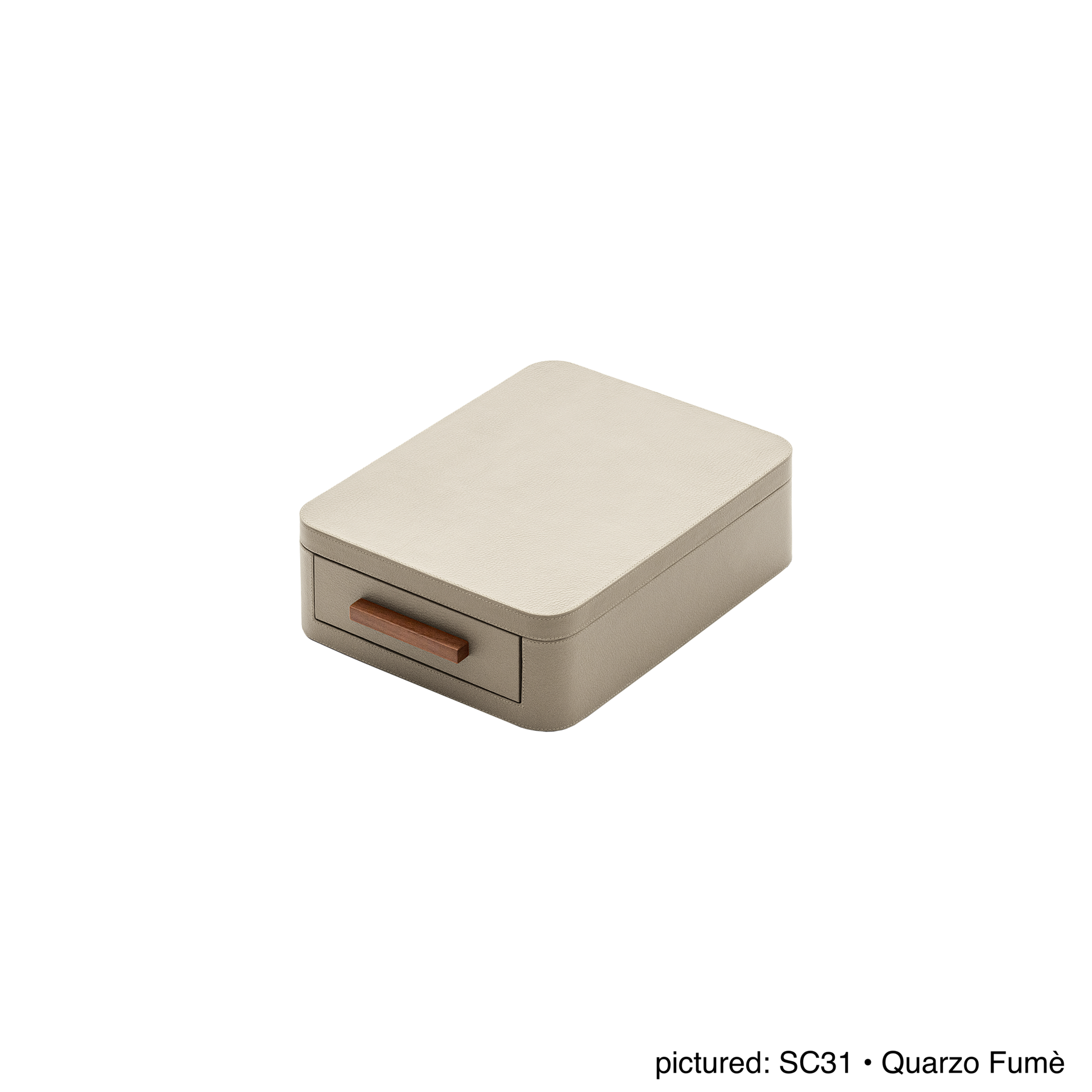 Giobagnara | Jewellery Box Pelle Frau®: Leather-covered box with mirror and compartmentalized drawers | Jewelry Storage | 2Jour Concierge | luxury jewellery organisers