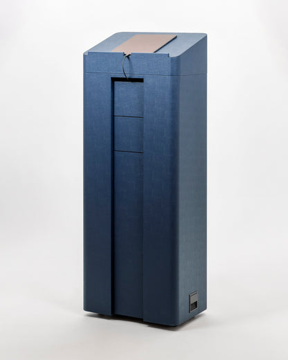 Glenn Sestig × Giobagnara | Lloyd Multipurpose Stand: Leather exterior with wengé interior,
integrated electrical socket, drawer, adjustable shelves, omni-directional wheels | Home & Studio |
2Jour Concierge, your luxury lifestyle shop | luxury multipurpose stand, Glenn Sestig Giobagnara
Lloyd, leather stand on wheels, Italian designer stand, mobile work station, luxury event furniture