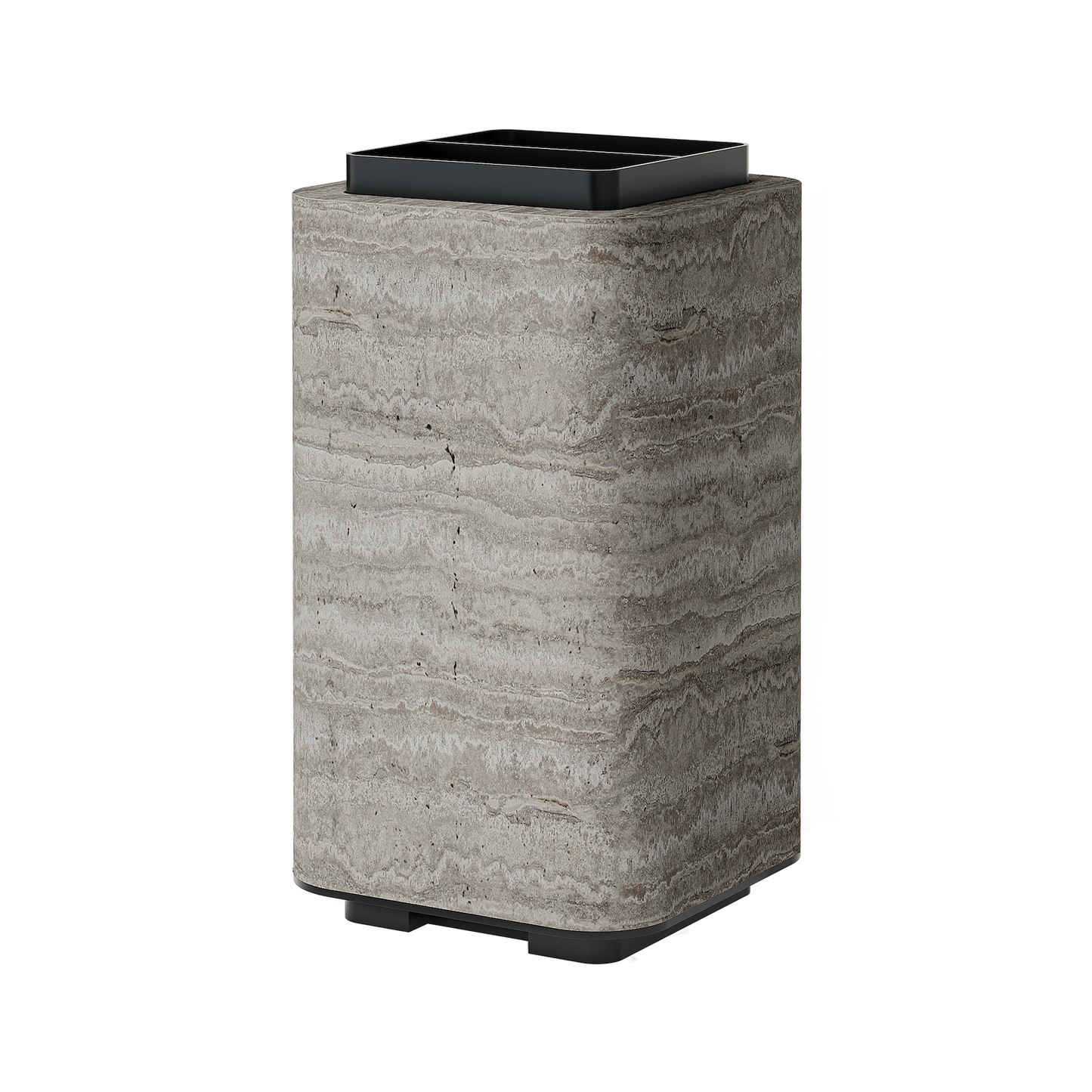Giobagnara Lloyd | Umbrella Stand: Marble with brushed bronze structure and removable base, smooth finish | Storage / Umbrella Stands | 2Jour Concierge, your luxury lifestyle shop | luxury interiors, hospitality décor, elegant living, designer home accessories, boutique hotels, refined lifestyle, yacht décor, office décor, executive interiors