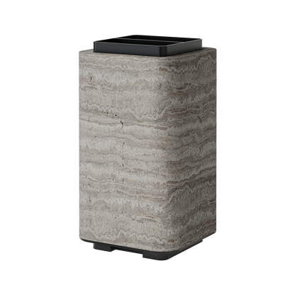 Giobagnara Lloyd | Umbrella Stand: Marble with brushed bronze structure and removable base, smooth finish | Storage / Umbrella Stands | 2Jour Concierge, your luxury lifestyle shop | luxury interiors, hospitality décor, elegant living, designer home accessories, boutique hotels, refined lifestyle, yacht décor, office décor, executive interiors