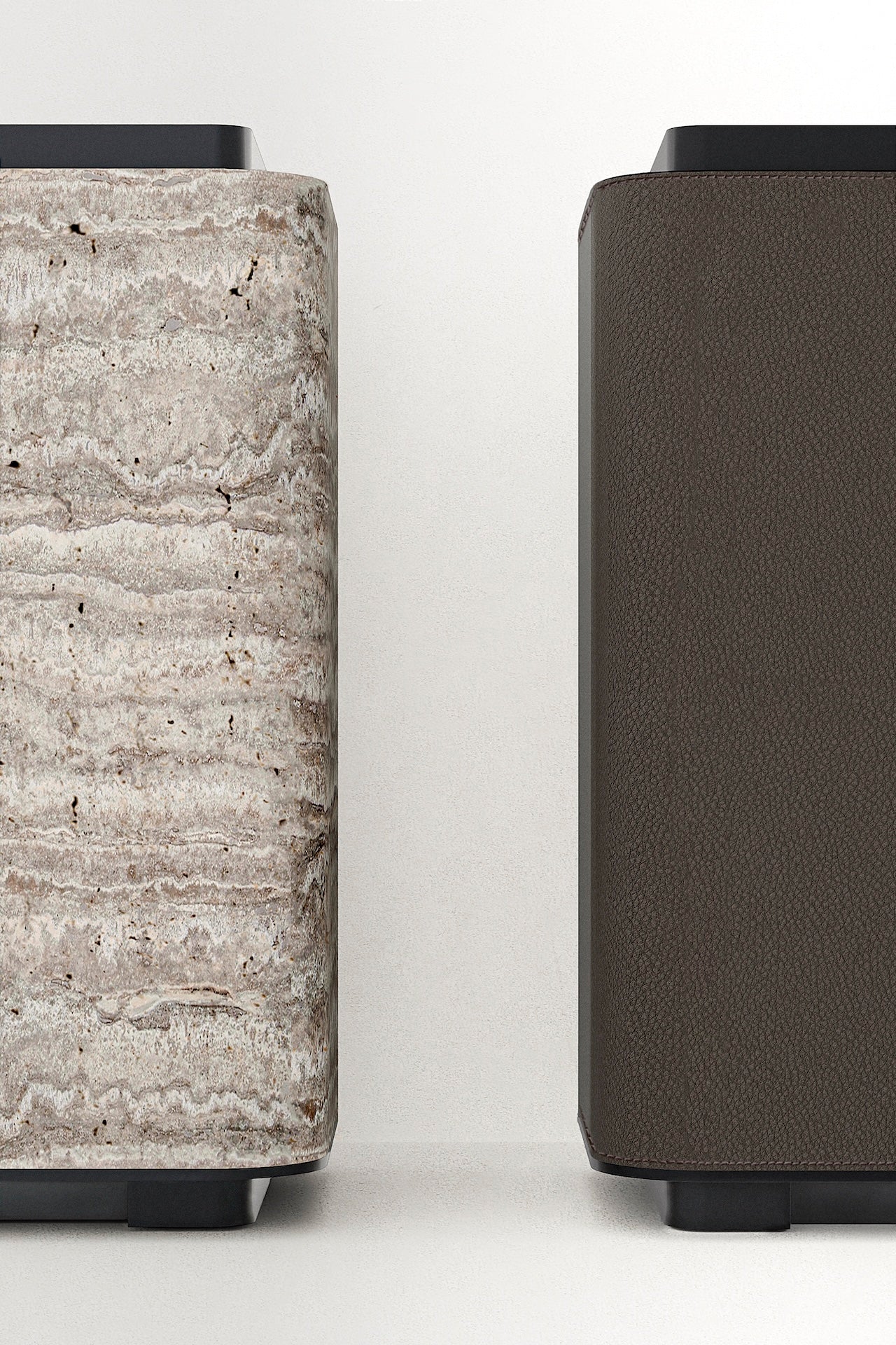 Giobagnara Lloyd | Umbrella Stand: Leather with brushed bronze structure and removable base, smooth finish | Storage / Umbrella Stands | 2Jour Concierge, your luxury lifestyle shop | luxury interiors, hospitality décor, elegant living, designer home accessories, boutique hotels, refined lifestyle, yacht décor, office décor, executive interiors