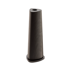 x Glenn Sestig Rockwell Wood Vase with Metal Base and Glass Insert