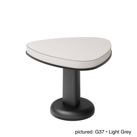 Giobagnara | Rockwell Side Table Leather: Leather-covered side table with wooden base | Furniture / Side Tables & Bar Tables | 2Jour Concierge, your luxury lifestyle shop | premium furniture for refined interiors and hospitality spaces