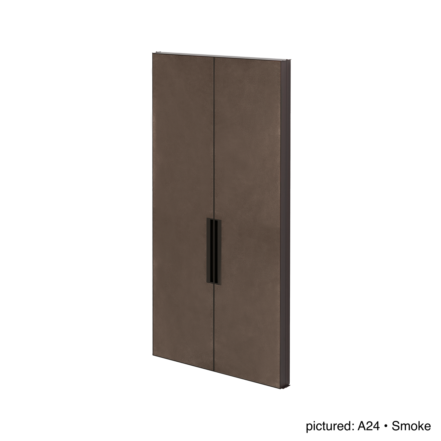 Glenn Sestig × Giobagnara | Meraya Wall Mirror with Doors: Leather-covered architectural mirror with concealed doors | Furniture / Mirrors | 2Jour Concierge, your luxury lifestyle shop | premium wall mirrors for expensive interiors, curated residences, and high-end architectural spaces