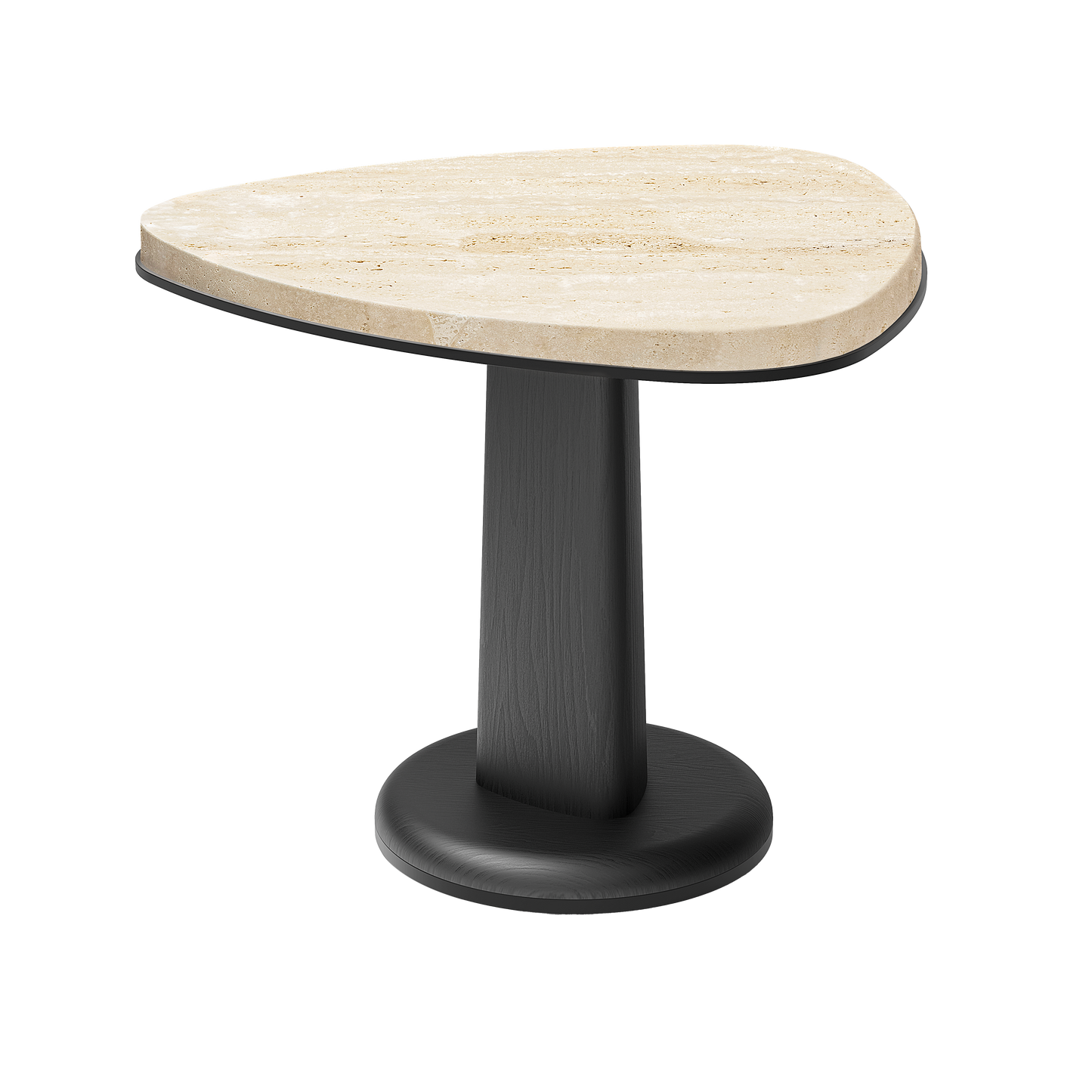 x Glenn Sestig Rockwell Marble Dining Table with Wooden Base