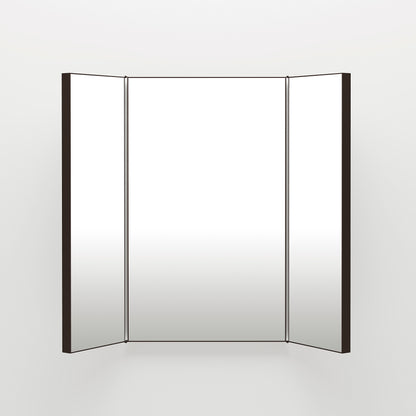 Glenn Sestig × Giobagnara | Meraya Wall Mirror with Doors: Leather-covered architectural mirror with concealed doors | Furniture / Mirrors | 2Jour Concierge, your luxury lifestyle shop | premium wall mirrors for expensive interiors, curated residences, and high-end architectural spaces