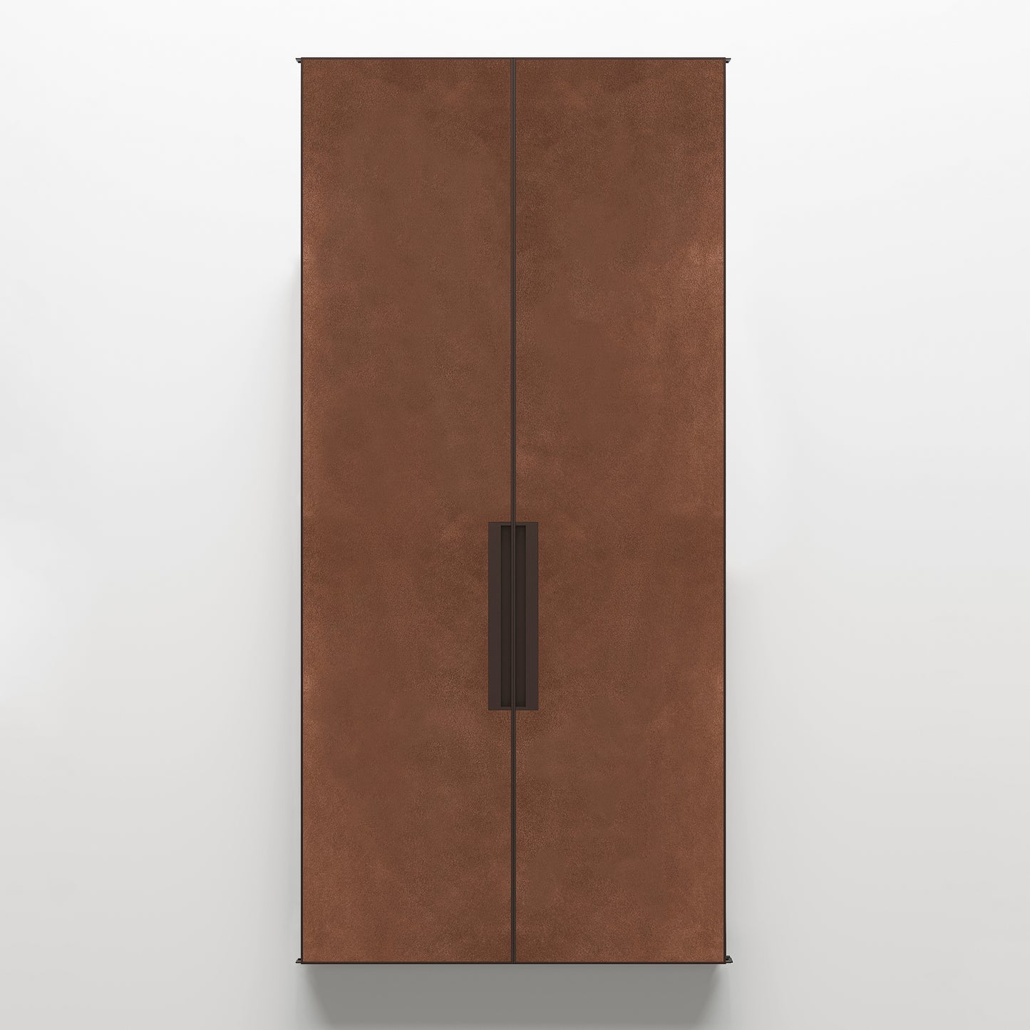 Glenn Sestig × Giobagnara | Meraya Wall Mirror with Doors: Leather-covered architectural mirror with concealed doors | Furniture / Mirrors | 2Jour Concierge, your luxury lifestyle shop | premium wall mirrors for expensive interiors, curated residences, and high-end architectural spaces