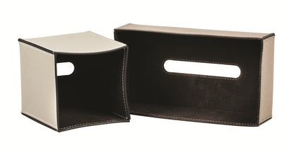 Giobagnara Ready Leather Tissue Holder | Elegant and Functional Design | Available in Various Shapes | Explore a Range of Luxury Home Accessories at 2Jour Concierge, #1 luxury high-end gift & lifestyle shop