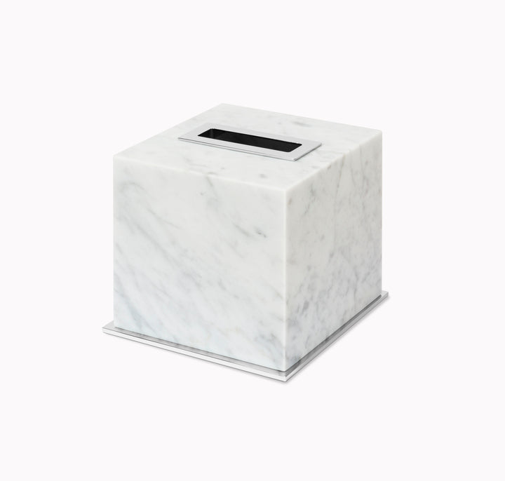 Positano Marble Tissue Holder, Square