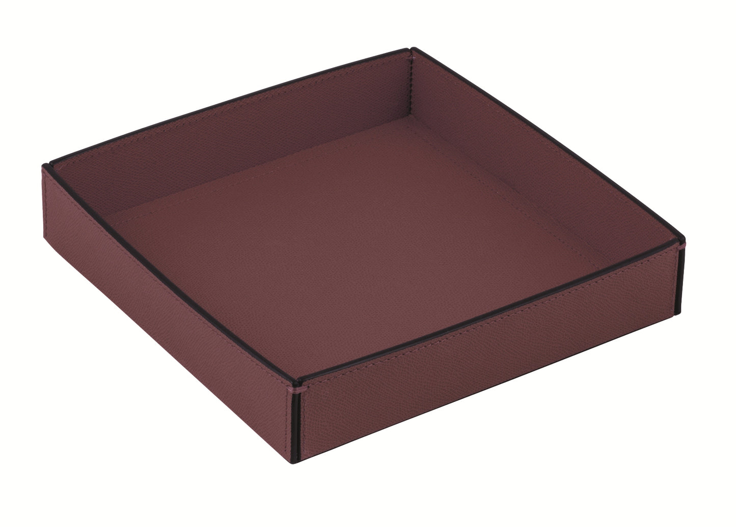 Marea Leather Trinket Bowl Square