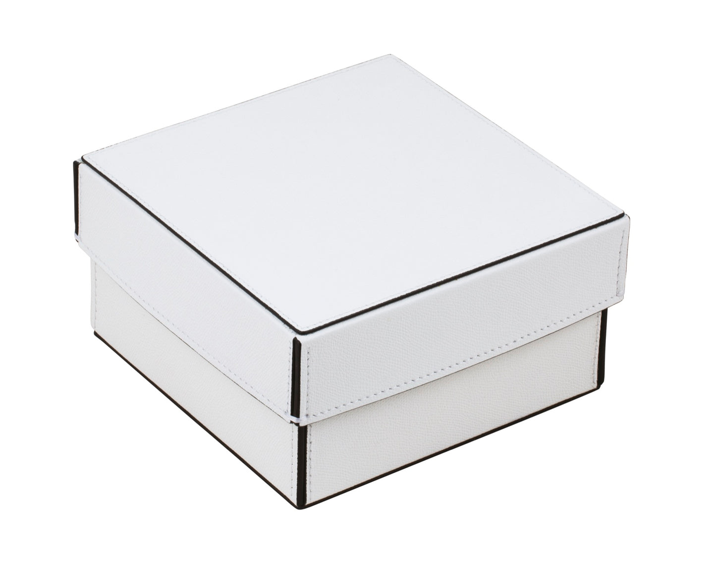 Marea Leather Basket with Lid