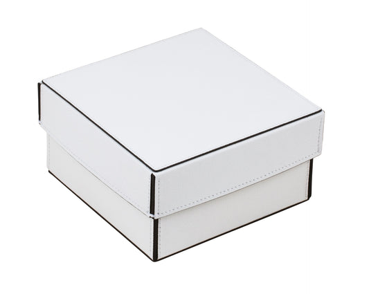 Marea Leather Basket with Lid