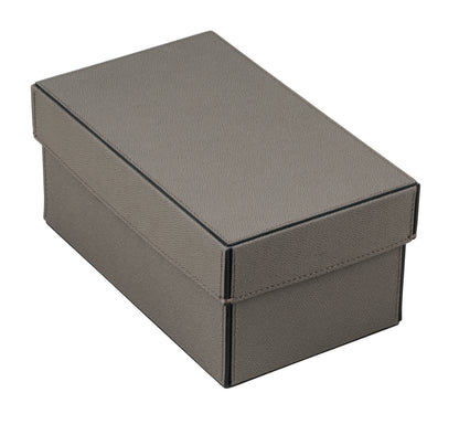 Marea Leather Basket with Lid