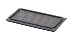 Campo Leather-Covered Metal Valet Tray, Rectangular