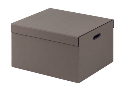 Giobagnara | Parma Closet Box: Leather-covered wooden storage box with magnetic lid and handles | Storage / Baskets & Boxes | 2Jour Concierge, your luxury lifestyle shop | elegant wardrobe organization, refined dressing rooms, and contemporary interiors