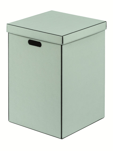 Giobagnara Marea Basket | All-leather structure with side handles | Perfect for closet organization, accessories storage, and decorative home solutions | Home Decor, Storage, and Closet Organizers | 2Jour Concierge, your luxury lifestyle shop
