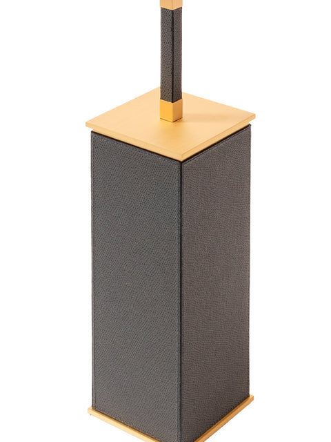 Firenze Leather-Covered Wood Toilet Brush