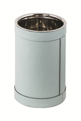 Brus Leather-Covered Bin With Removablle Metal Container Mini