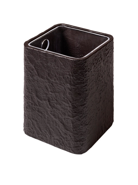 Riace Cast Aluminum Bin with Burnished Bronze Finish