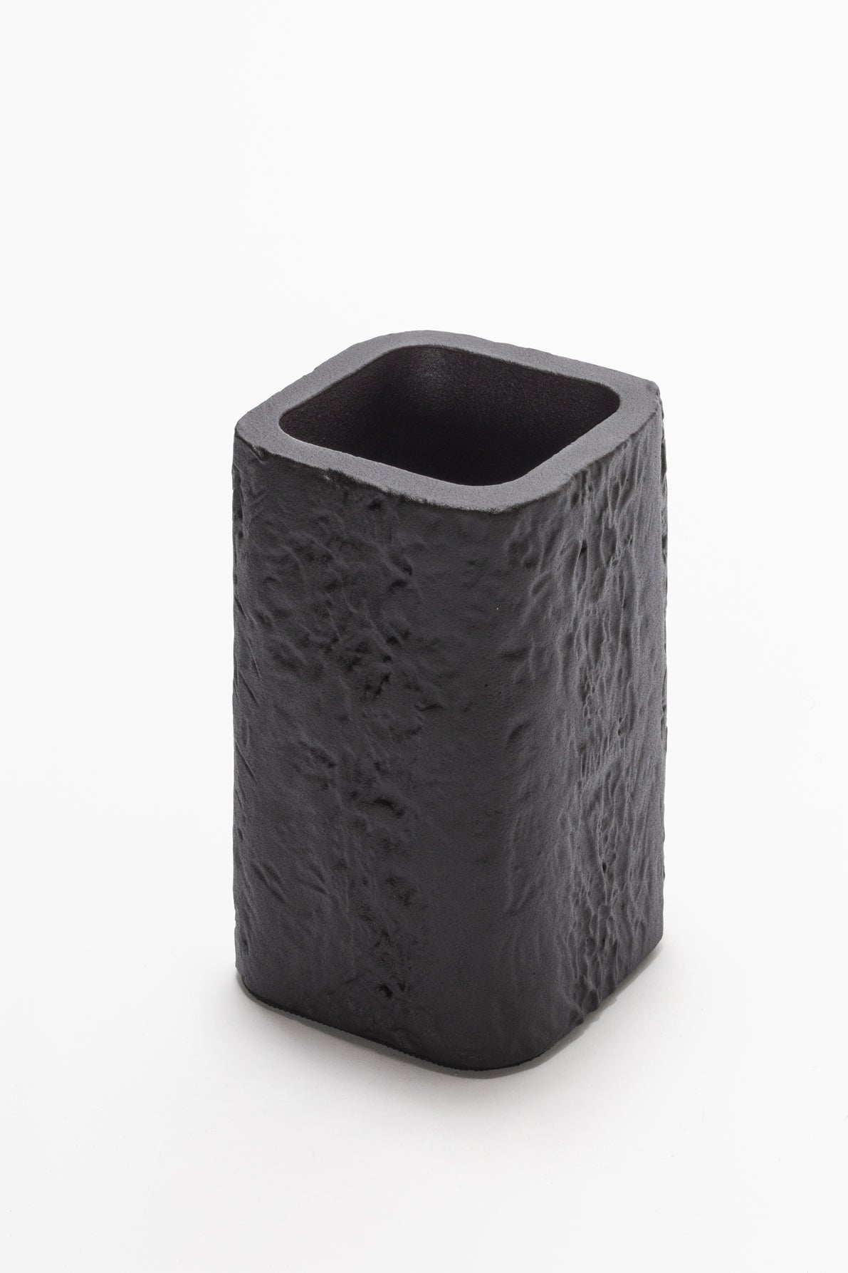 Giobagnara Riace Toothbrush Holder | Part of the Riace Imperfect Bronze Bathroom Set | Cast aluminum structure with burnished bronze finish and natural surface imperfections | Features a non-slip waterproof rubber base | Minimalist and artistic design | Bathroom Accessories | Product Code: HA698 | 2Jour Concierge, your luxury lifestyle shop

