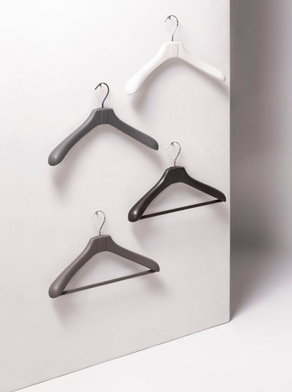 Giobagnara Classic Leather-covered Wood Clothes Hanger | Stylish Wardrobe Accessories, Elegant Closet Organization & Gift Items | 2Jour Concierge, #1 luxury high-end gift & lifestyle shop