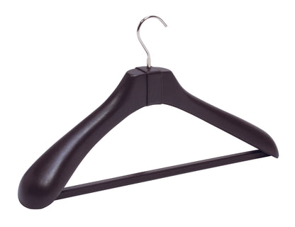 Giobagnara Classic Leather-covered Wood Clothes Hanger | Stylish Wardrobe Accessories, Elegant Closet Organization & Gift Items | 2Jour Concierge, #1 luxury high-end gift & lifestyle shop