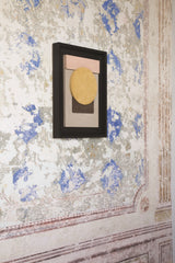 x Stéphane Parmentier Tabou Cornice 5 Suede-Covered Wood Wall Sculpture