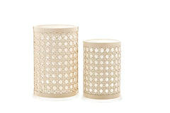 Galatea Hand-Braided Candle Holder Lantern with Removable Scented Candle