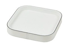 Polo Leather Valet Tray, Square